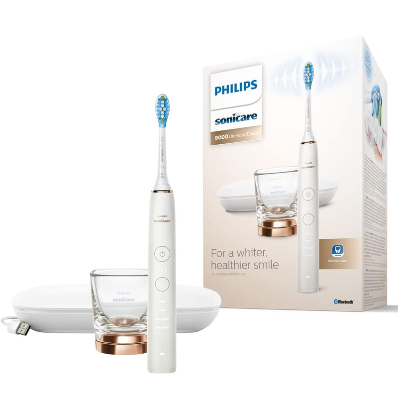 Philips Sonicare HX9911/94 DiamondClean 9000 Elektrische Schallzahnbürste mit App