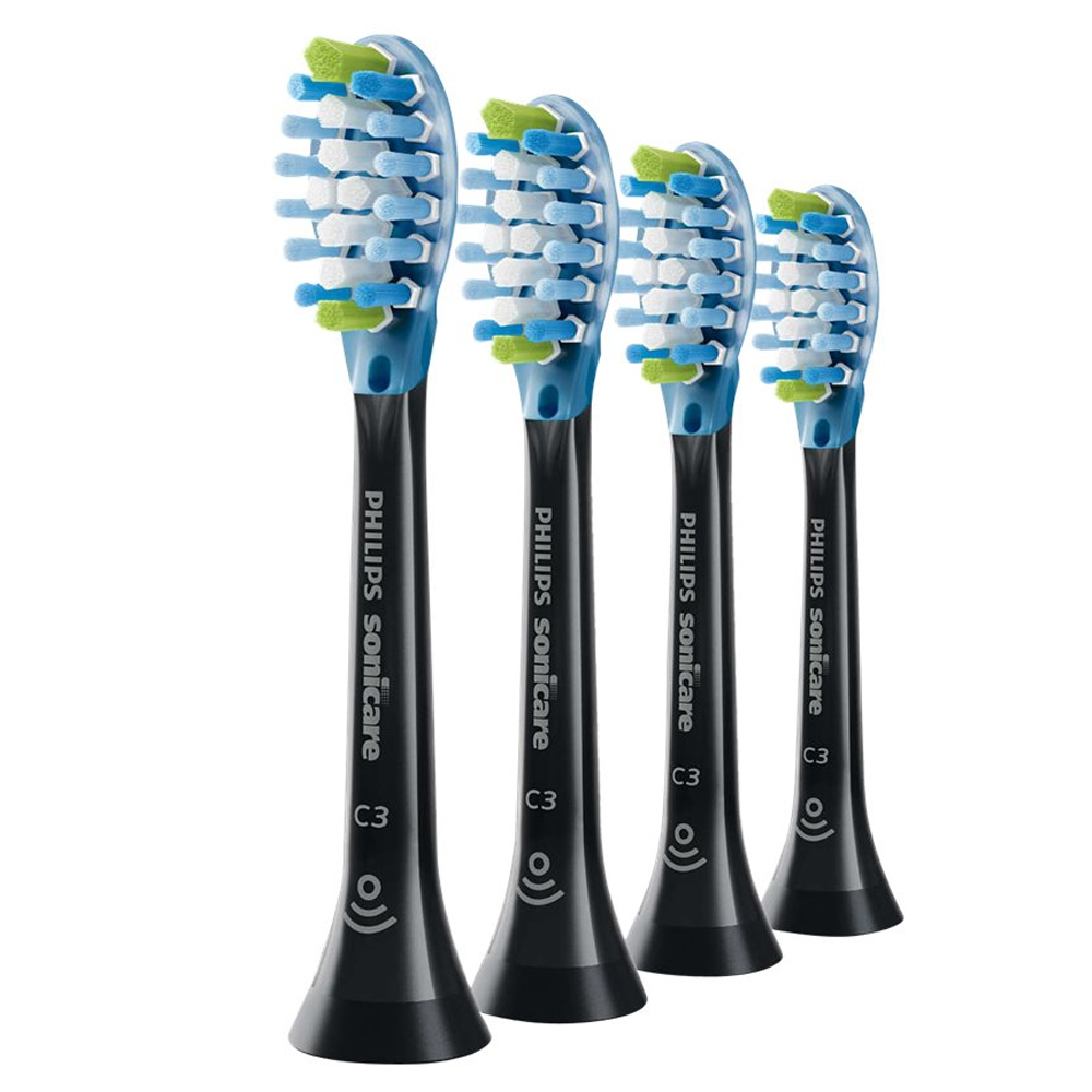 Philips Sonicare C3 Standard HX9044/33 Ersatzbürsten (4. Stk.) schwarz
