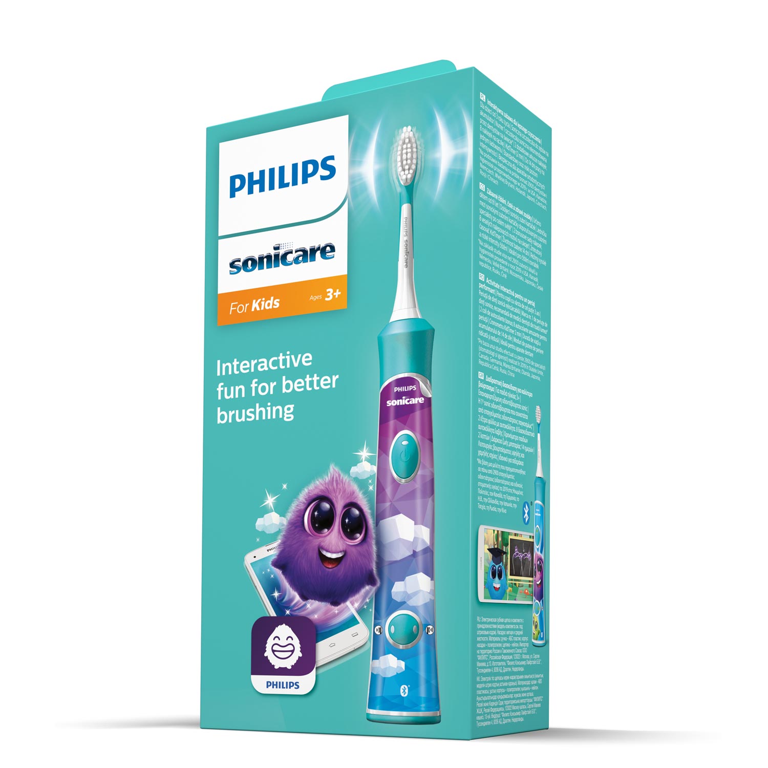 Philips HX6322/04 Sonicare for Kids elektrische Zahnbürste blau