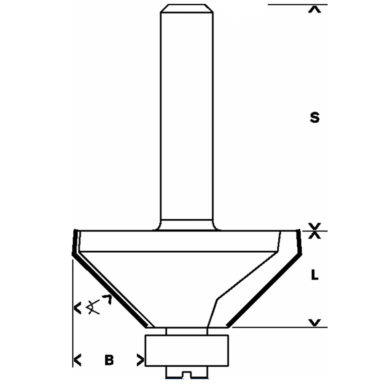 Bosch Fasenfräser 8x35x56