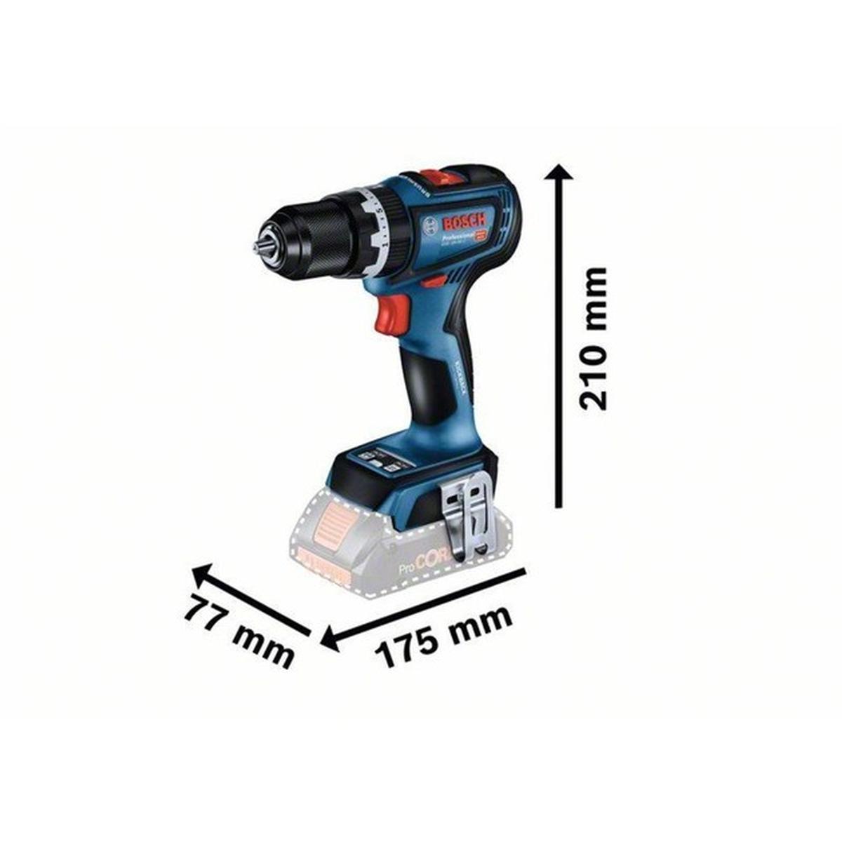 Bosch GSB 18V-90 C Professional 18V System Akku-Schlagbohrmaschine