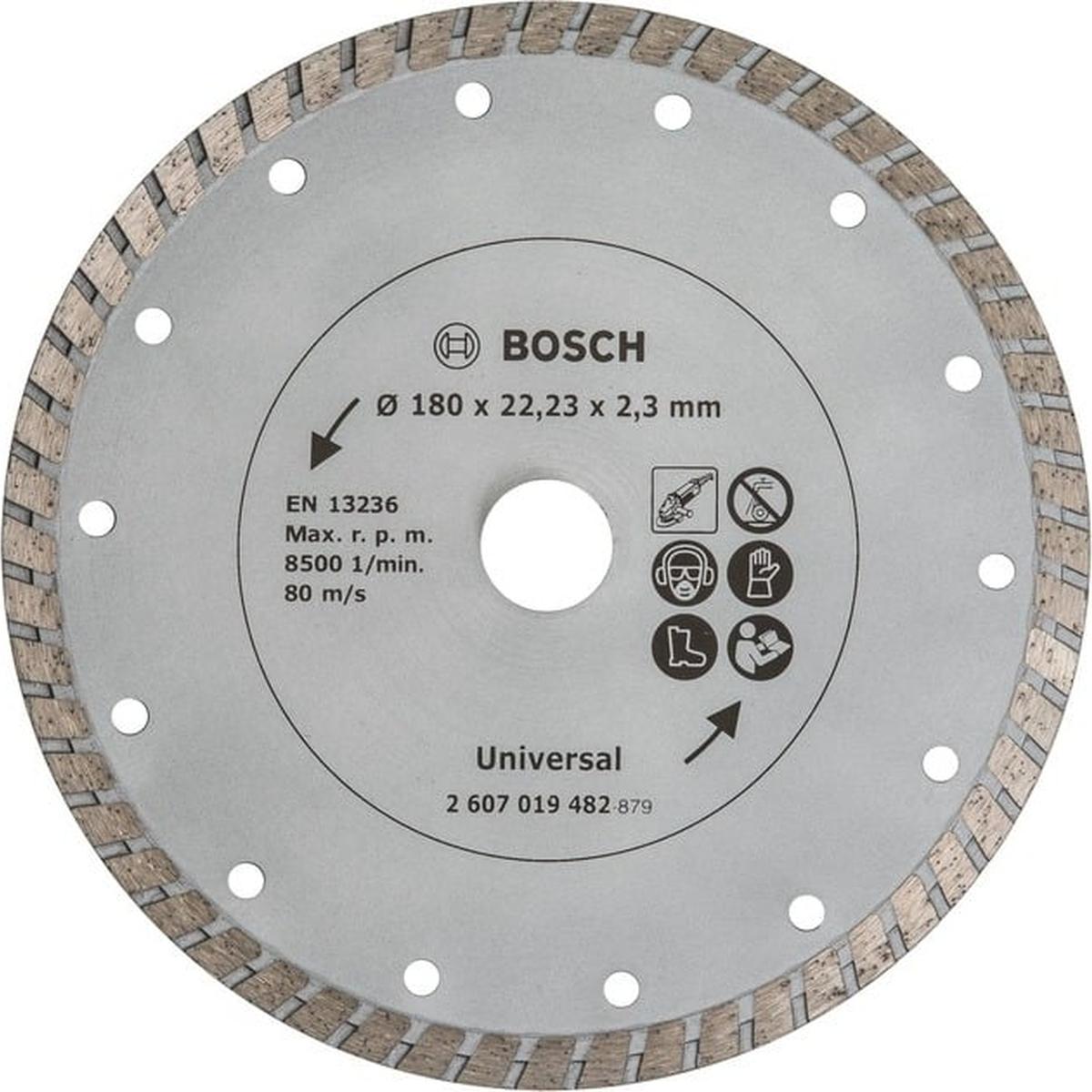 Bosch 2607019482 Diamanttrennscheibe Turbo (180 mm)