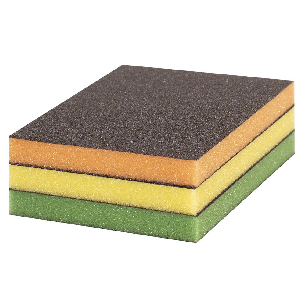 Bosch Expert S473 Standard-Teller 3 Stück (98 x 120 x 13 mm, Mittel/Fein/Superfein)