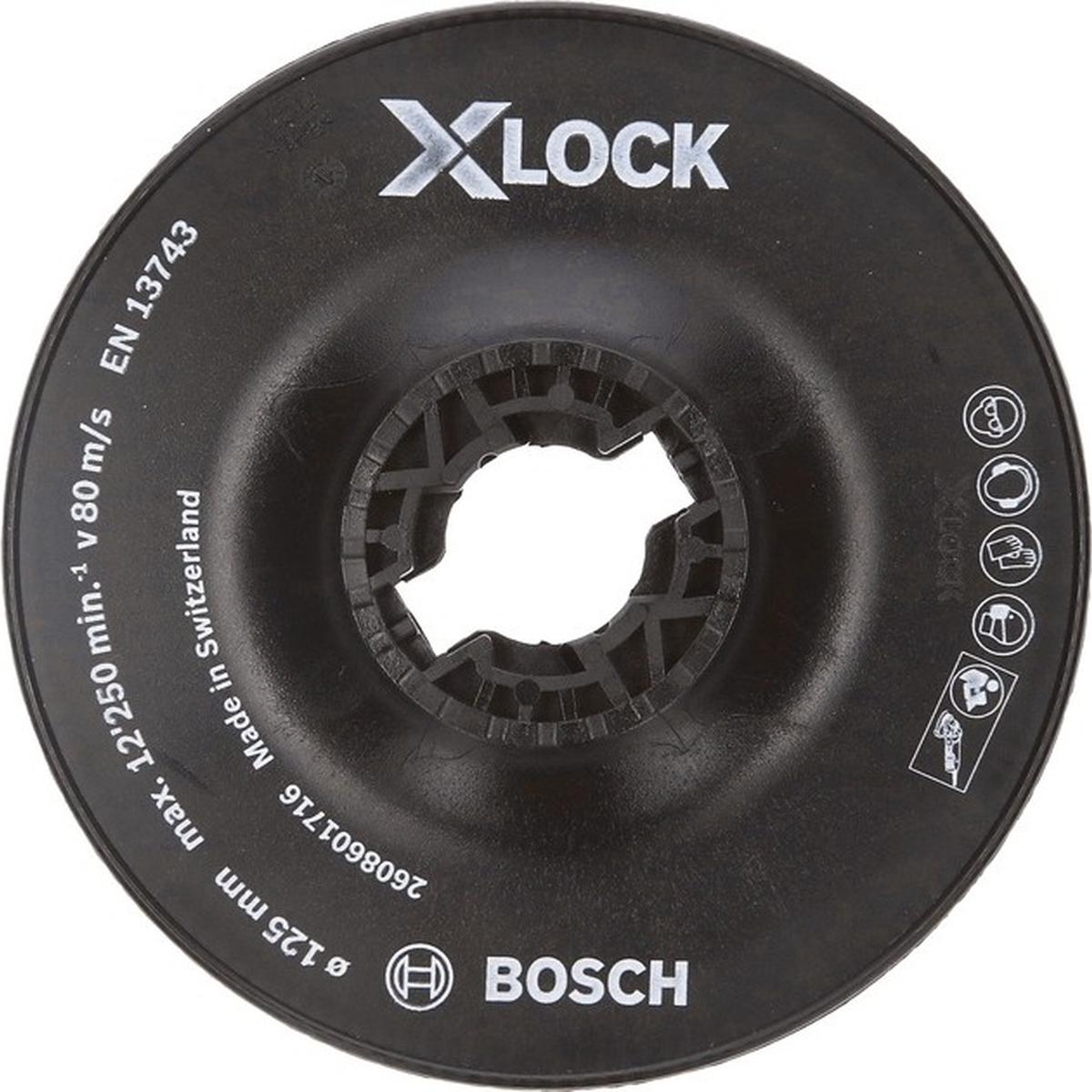 Bosch Pro Backing Pad X-Lock hart (Ø 125 mm)