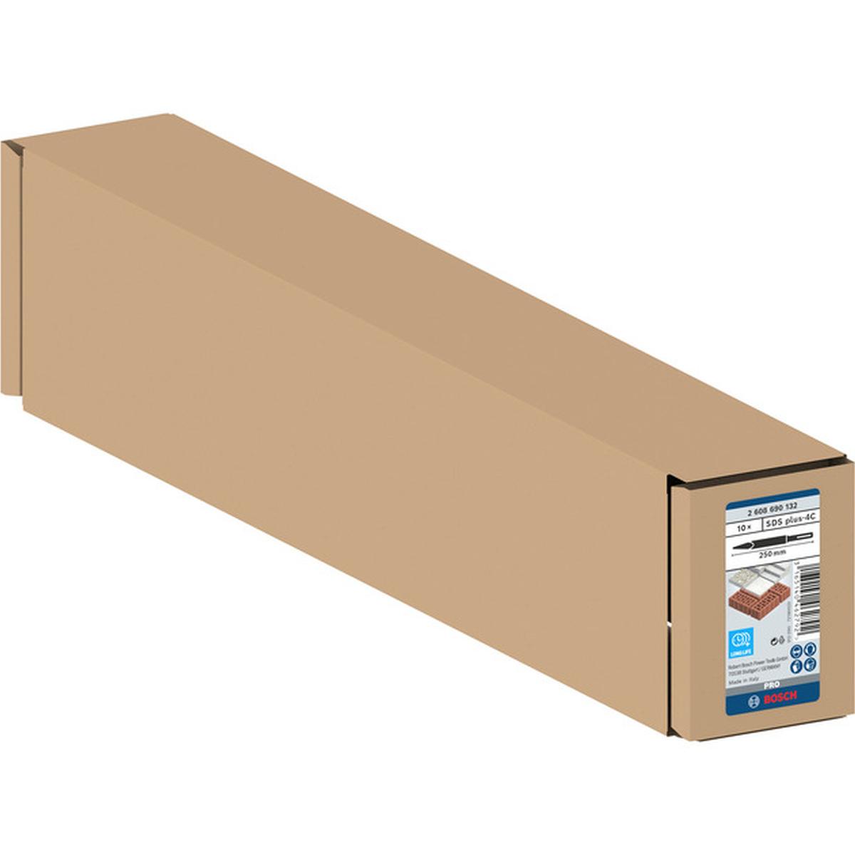 Bosch Pro SDS plus-4C Pointed Chisel Set 10 Stück