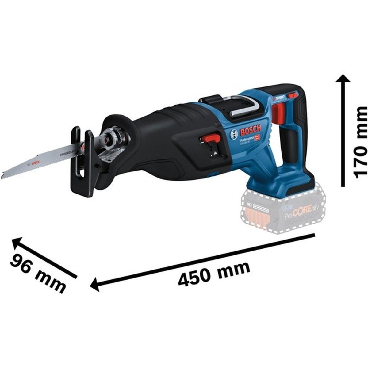 Bosch Professional BITURBO GSA 18V-28 Akku Säbelsäge 18V (ohne Akku/Ladegerät)