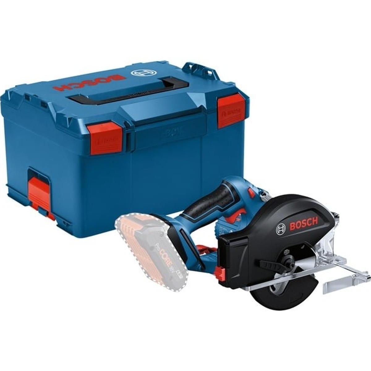 Bosch Professional GKM 18V-50 Akku Kreissäge 18V (L-BOXX, ohne Akku/Ladegerät)