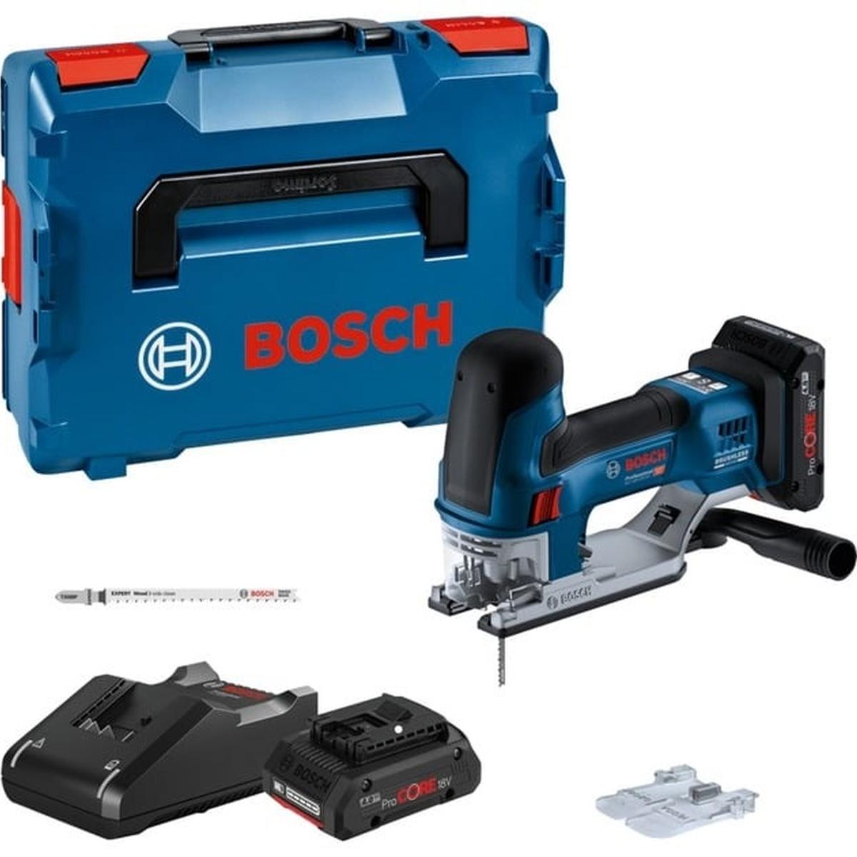 Bosch Professional GST 18V-155 SC Akku Stichsäge 18V (2x ProCORE 4,0Ah, in L-BOXX)