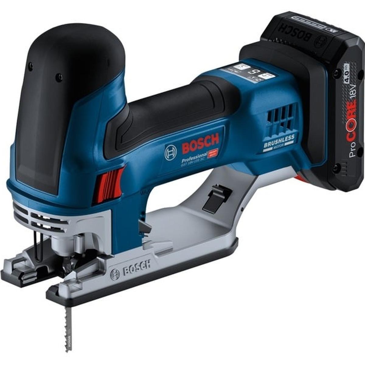Bosch Professional GST 18V-155 SC Akku Stichsäge 18V (2x ProCORE 4,0Ah, in L-BOXX)