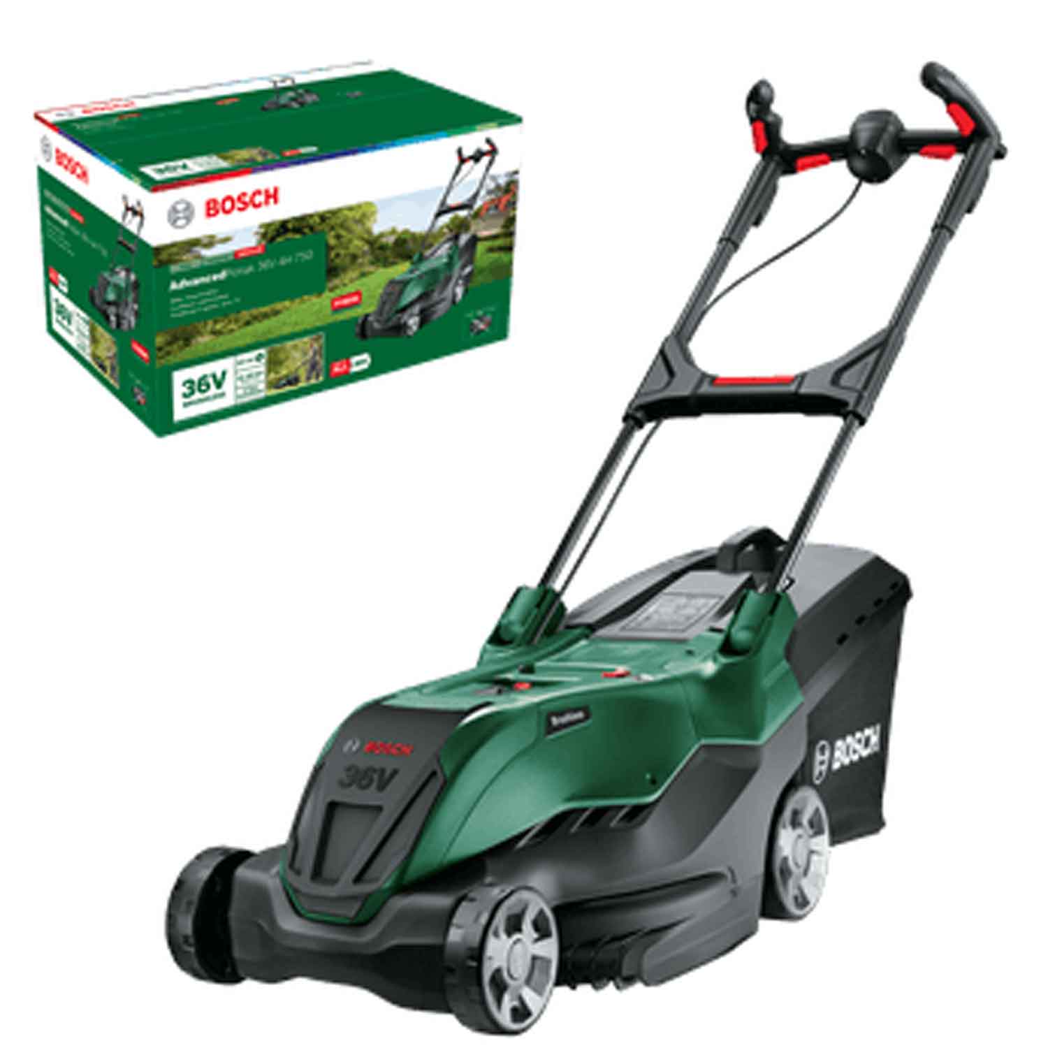 Bosch AdvancedRotak 36V-44-750 Akku-Rasenmäher Set
