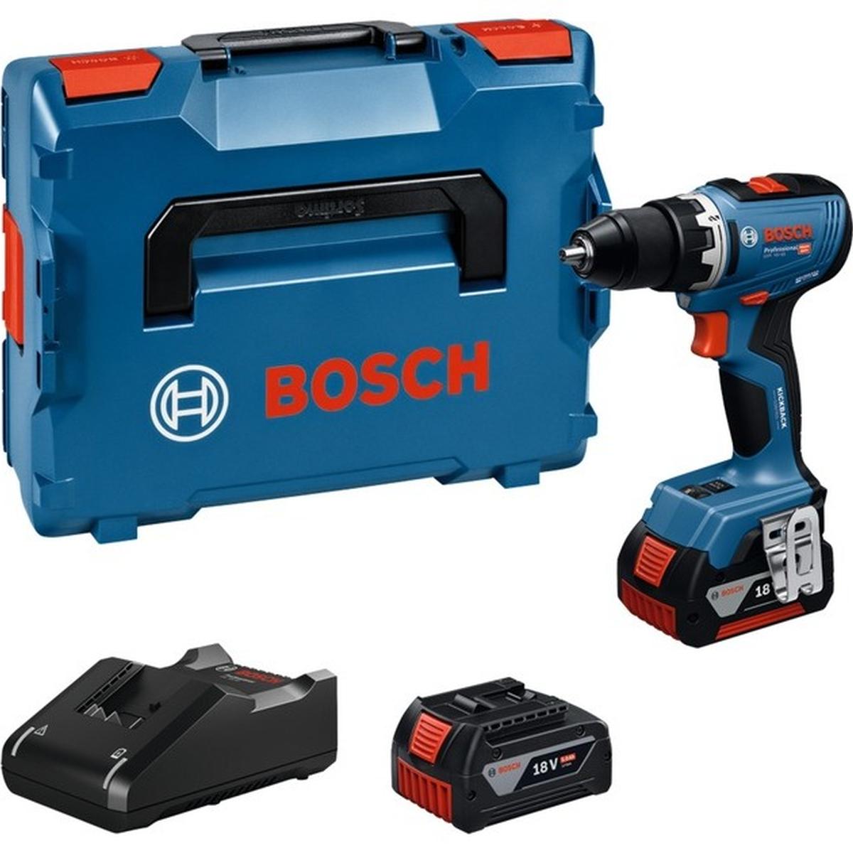 Bosch Professional GSR 18V-65 Akku-Bohrschrauber Set