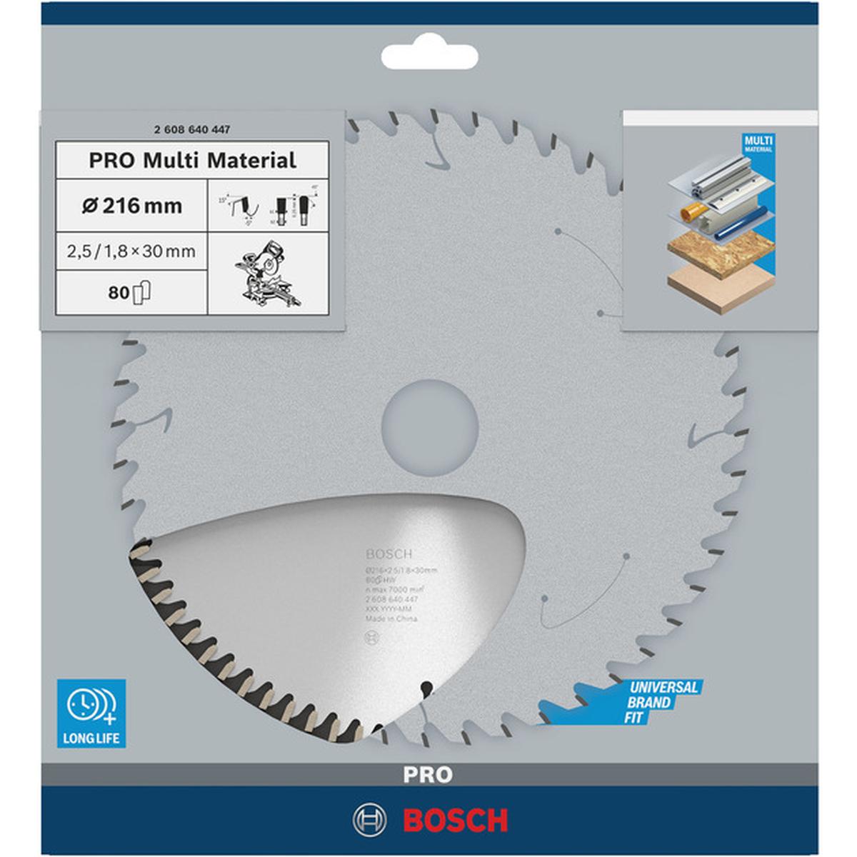 Bosch PRO Multi Material Kreissägeblatt
