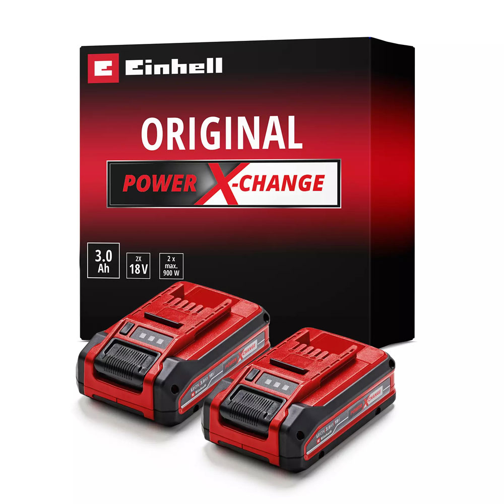 Einhell 18V 3Ah Power X-Change Plus Akku 2er-Pack