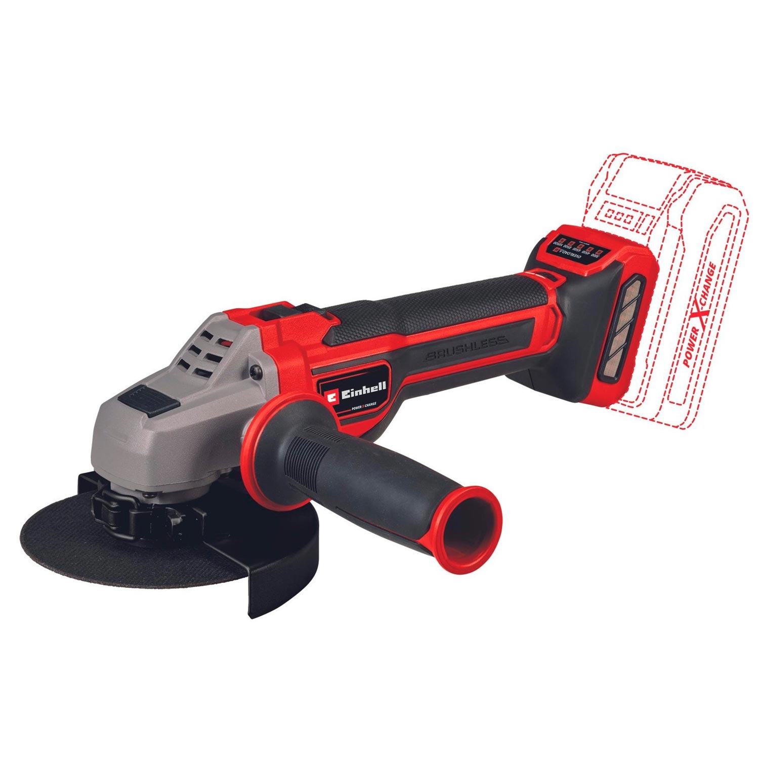 Einhell Professional TP-AG 18/125 CE Q Li Power X-Change Akku-Winkelschleifer