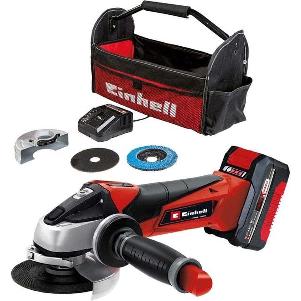 Einhell TE-AG 18/115 Li Kit Power X-Change Akku-Winkelschleifer
