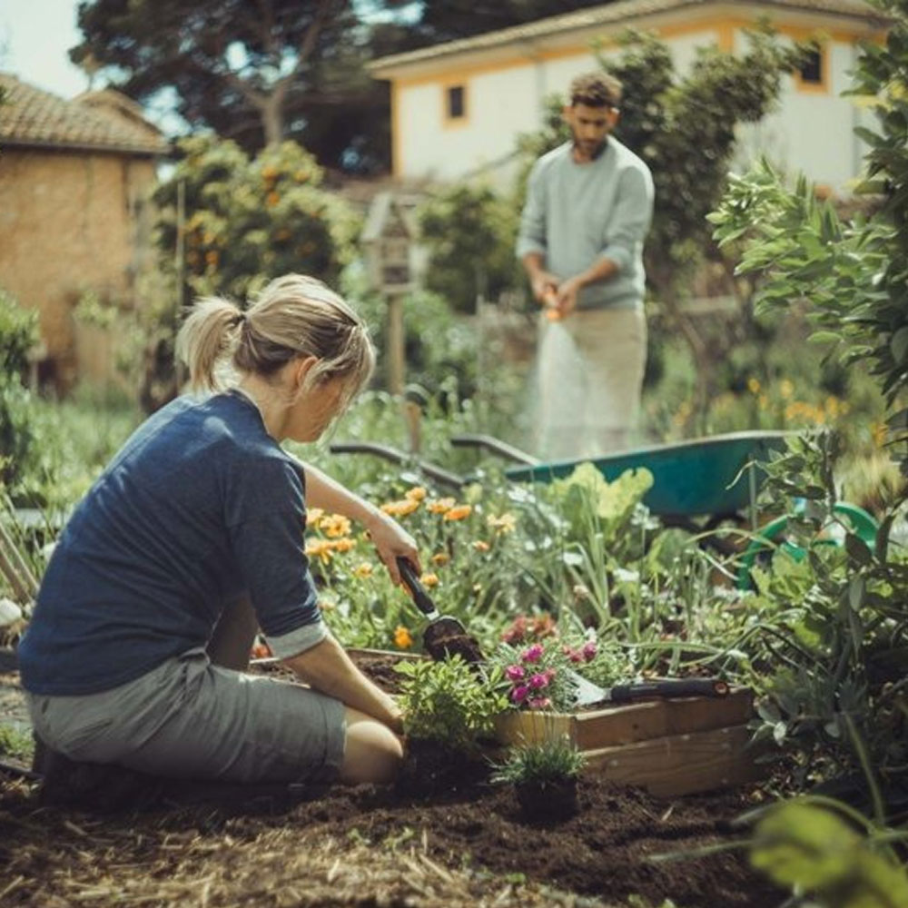 Fiskars Xact 1027043 Blumenkelle 37,5cm schwarz