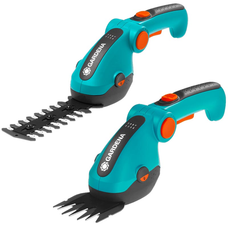 GARDENA 09888-20 Set Akku-Gras- und Strauchschere ComfortCut Li