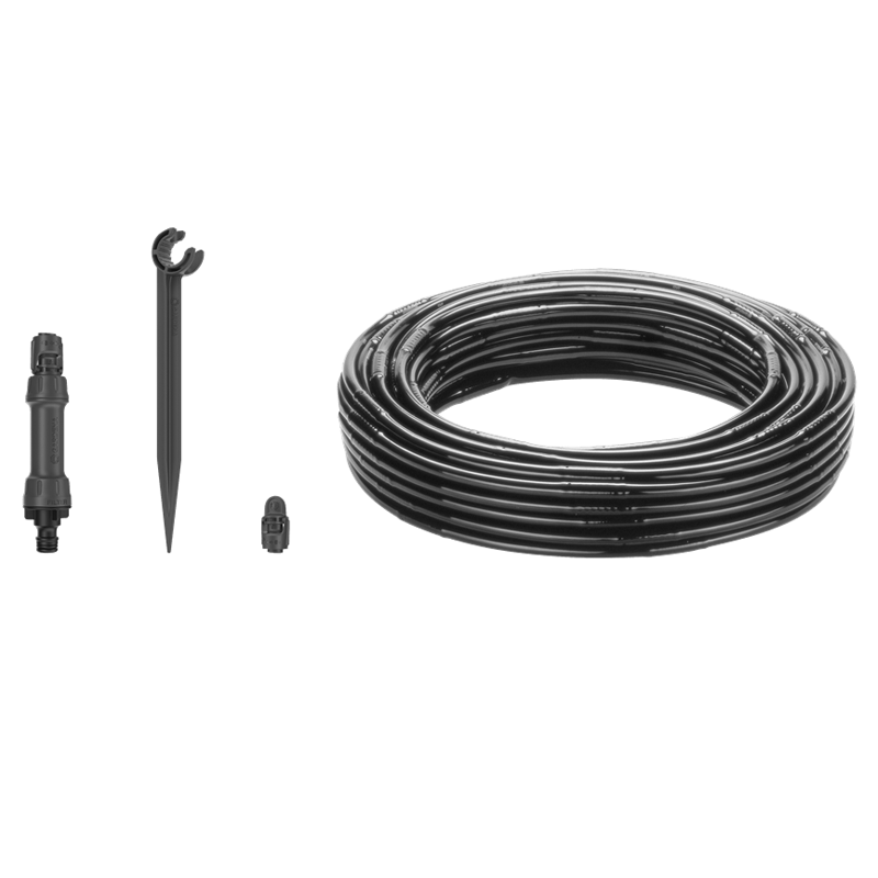 GARDENA 13500-20 Micro-Drip-System Tropfbewässerung Set Hecke/Sträucher (25 m)