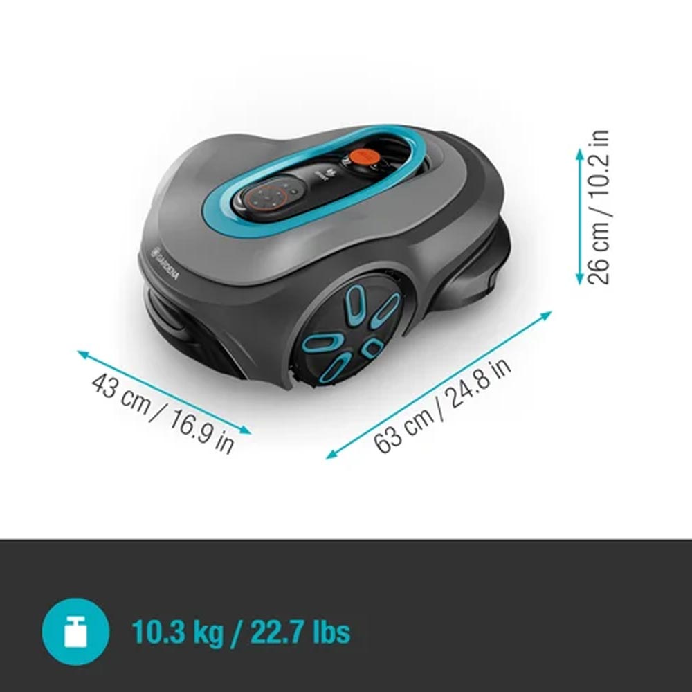 GARDENA 19902-20 Mähroboter smart SILENO max 1.200 m²