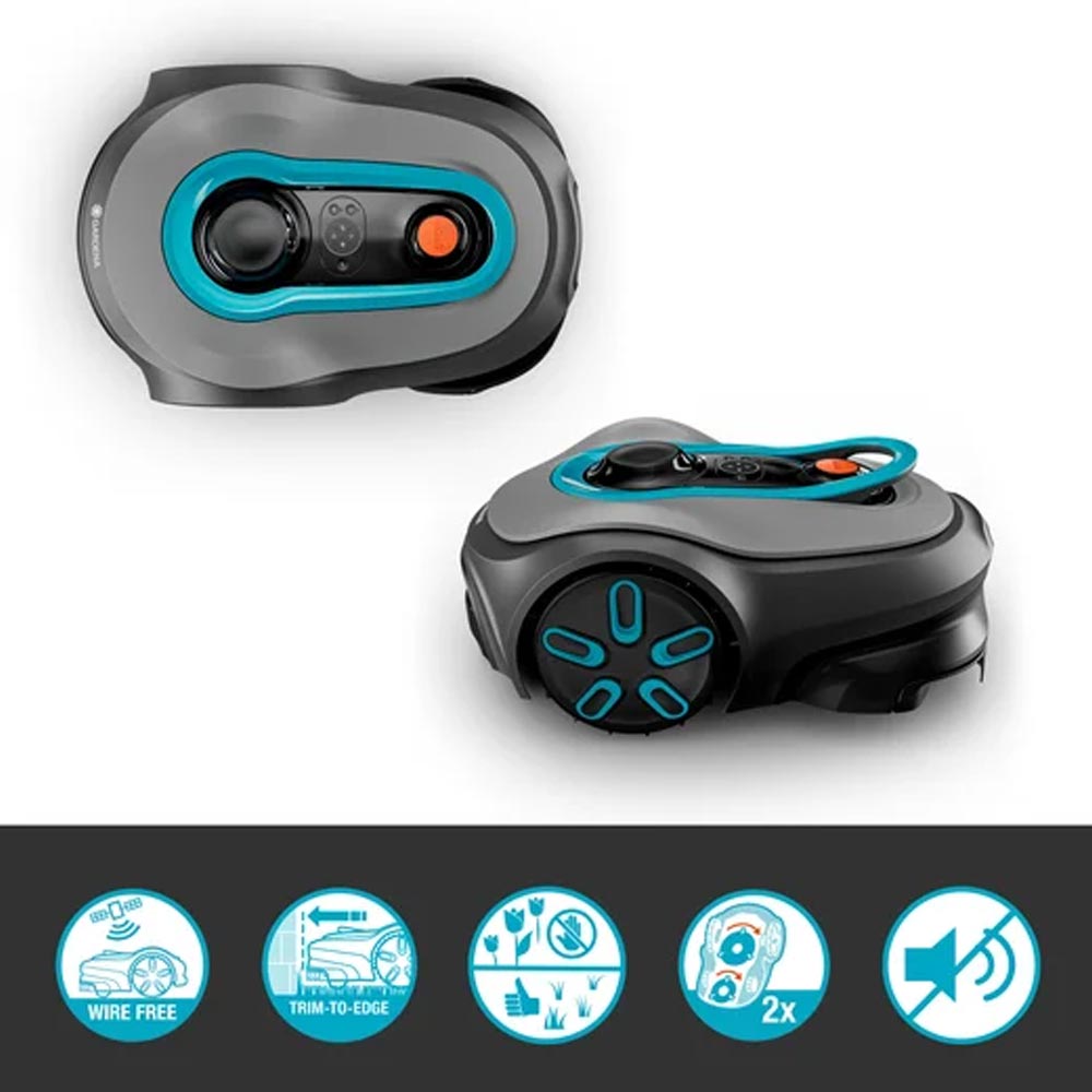 GARDENA 19922-20 Mähroboter smart SILENO free 800 m² Set