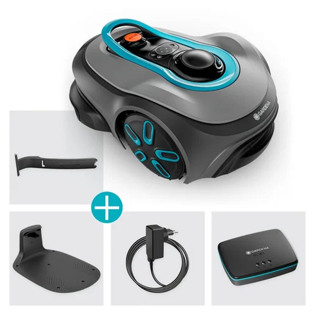 GARDENA 19923-20 Mähroboter smart SILENO free 1.200 m² Set