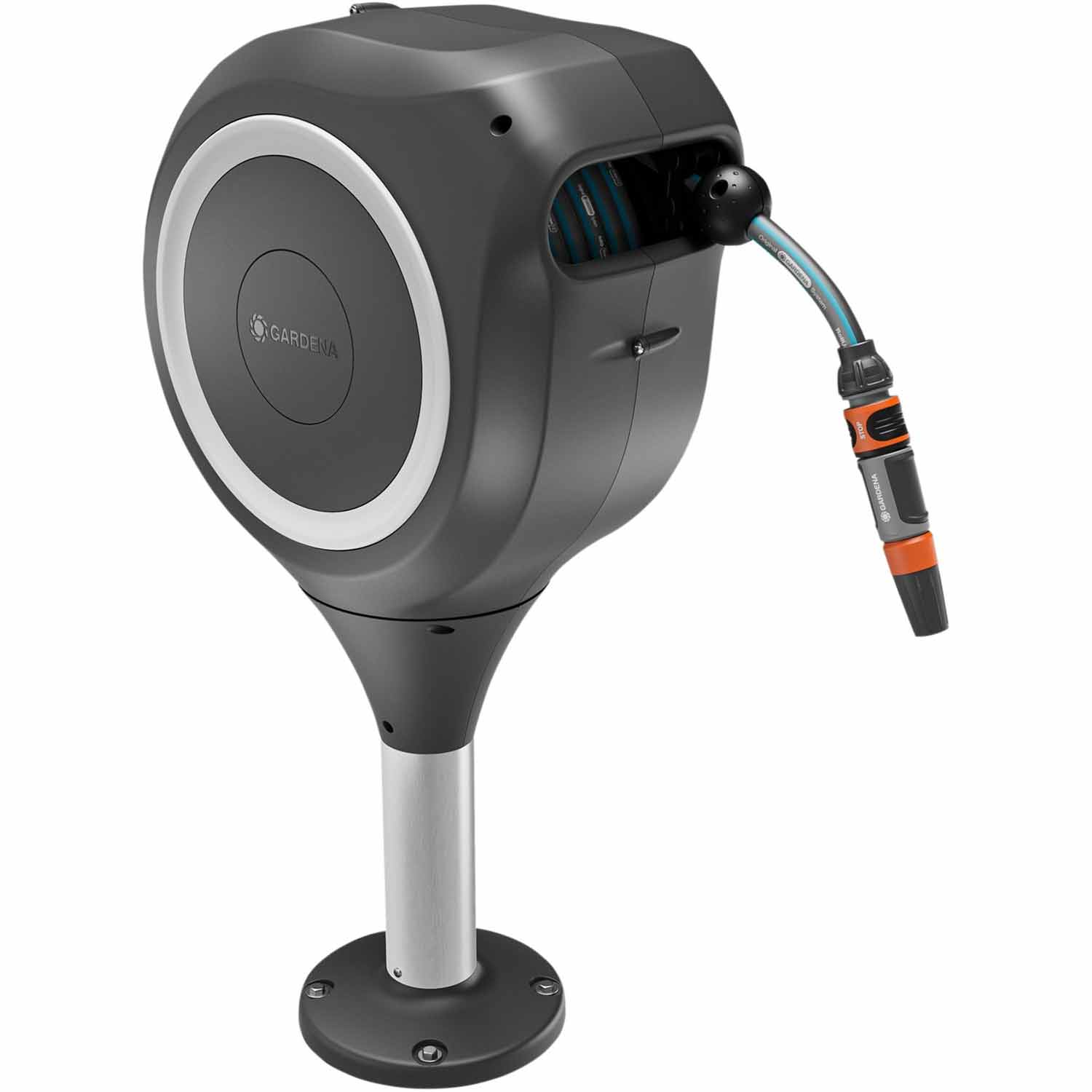 Gardena 18615-20 Terrassen-Schlauchbox RollUp M 20m weiß