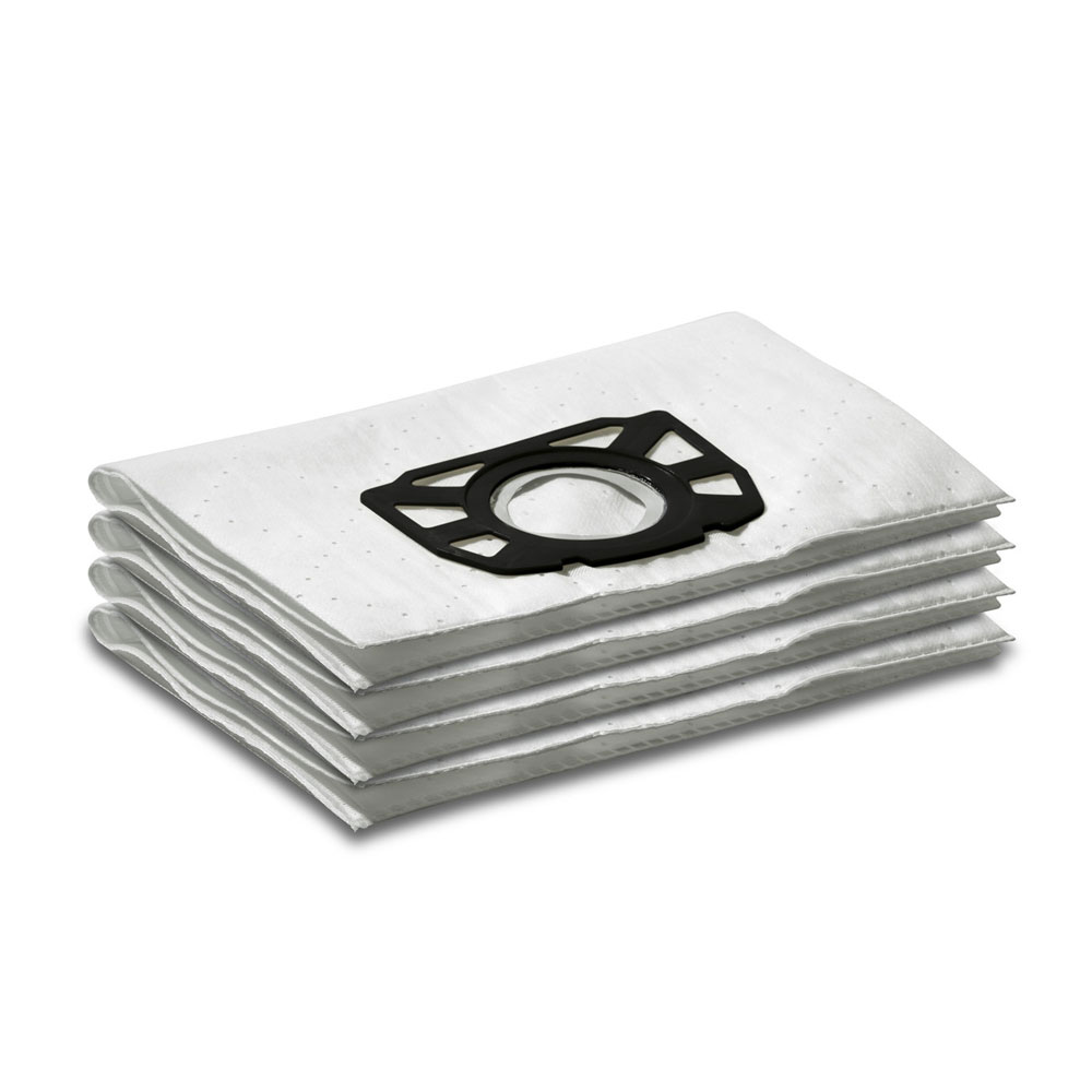 Kärcher 6.904-413.0 Vliesfilterbeutel, 4 Stück für ältere Nass-/Trockensauger