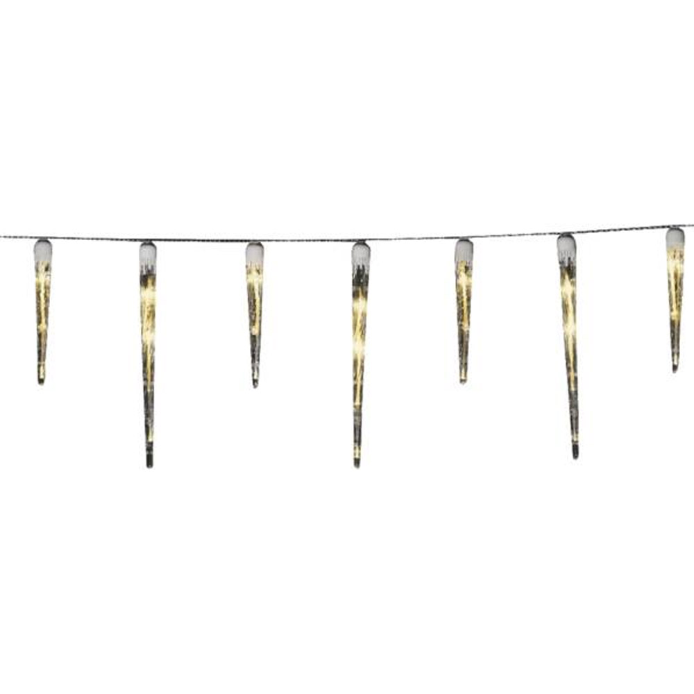 Konstsmide LED Eiszapfen-Lichterkette 16er bernstein (2746-802)