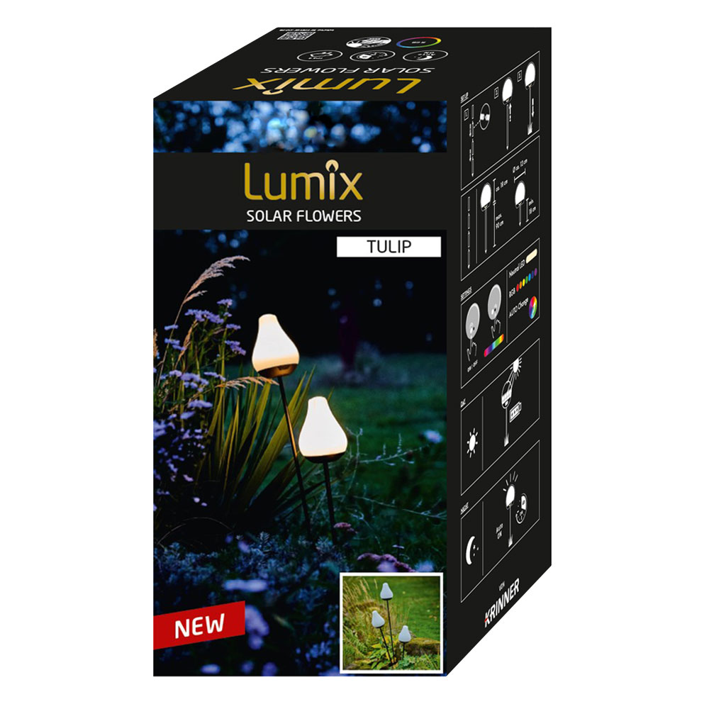 Krinner LUMIX Solar Flower Tulip