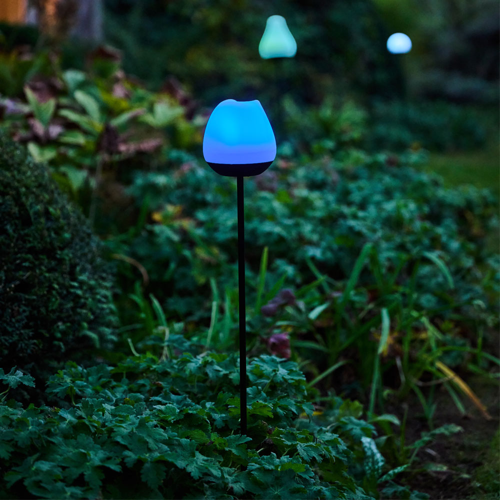 Krinner LUMIX Solar Flower Rosy