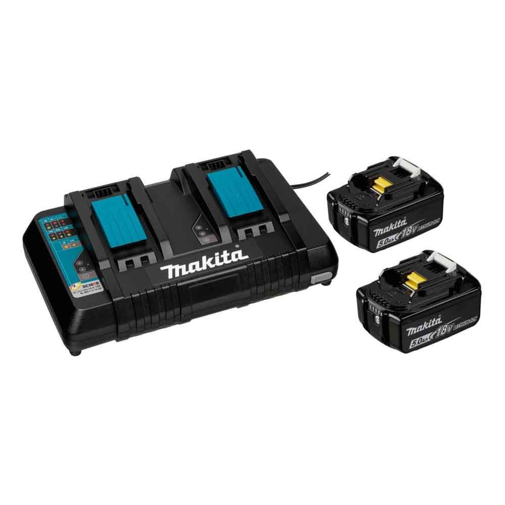 Makita Energy Kit 197629-2 2x BL1850B + DC18RD