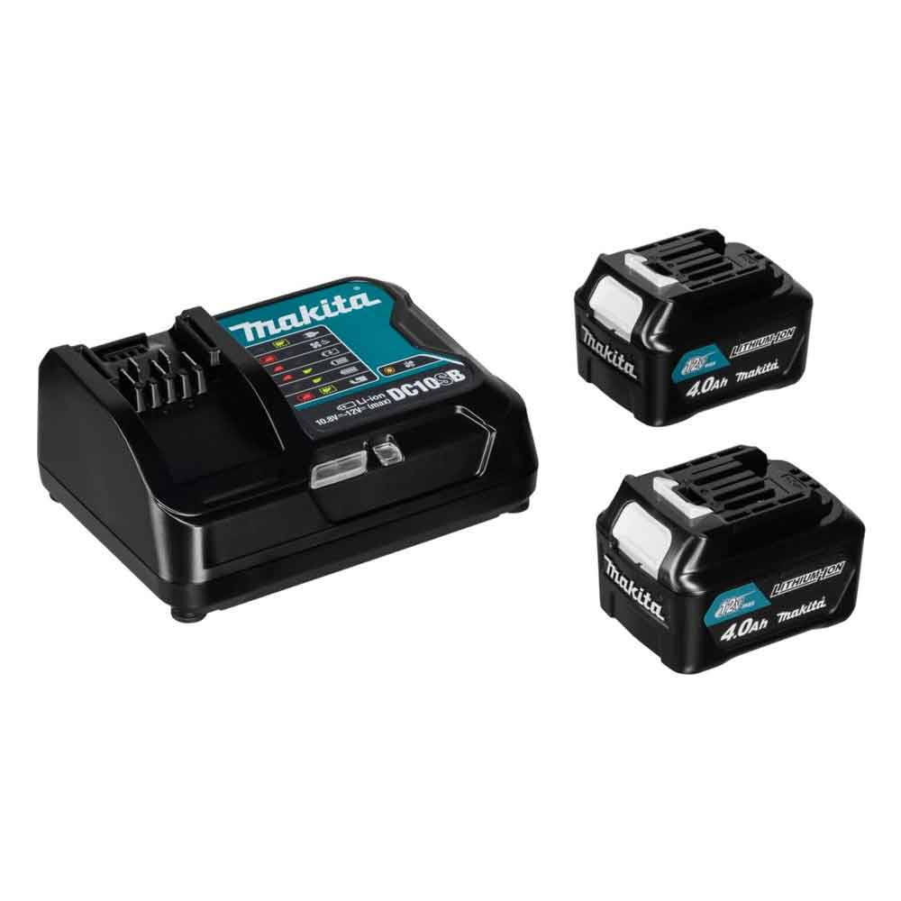 Makita Energy Kit 197641-2 2x BL1041B + DC10SB