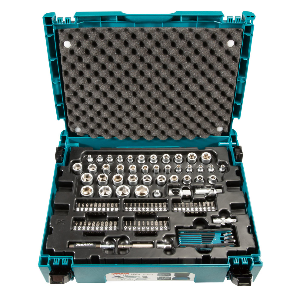 Makita E-08713 Werkzeug-Set 120-tlg. MAKPAC