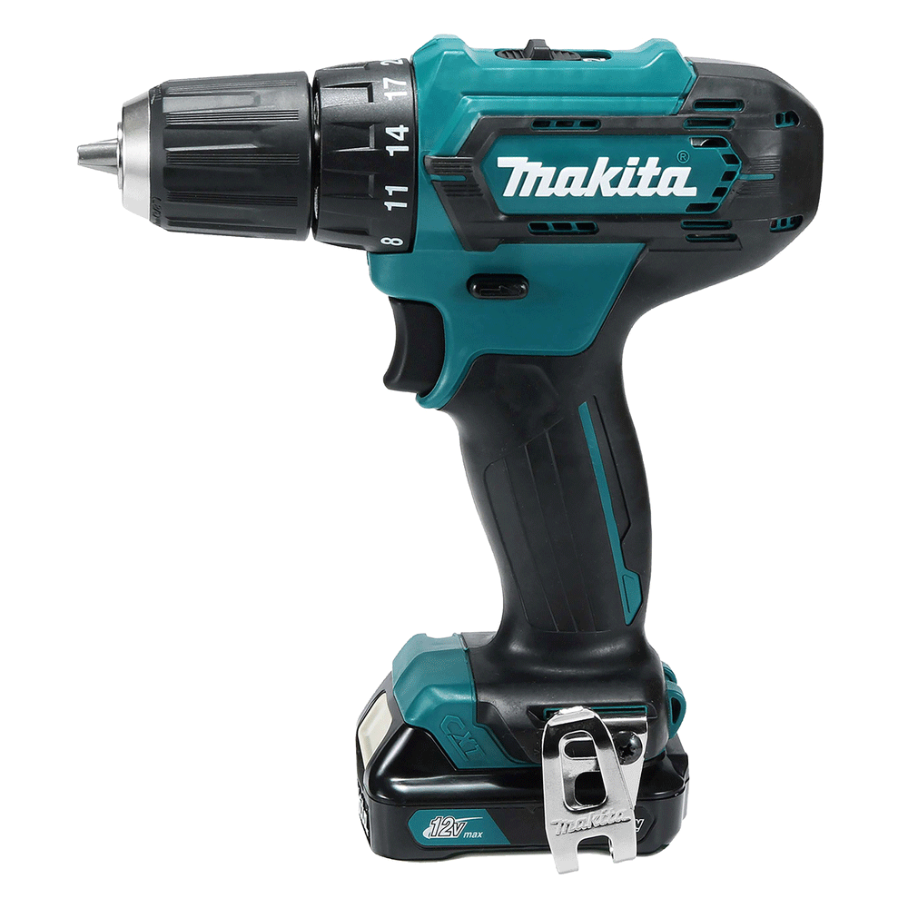 Makita DF333DSAL1 Akku-Bohrschrauber 2 Akkus + Ladegerät im Transportkoffer inkl. Akku-Lampe ML106