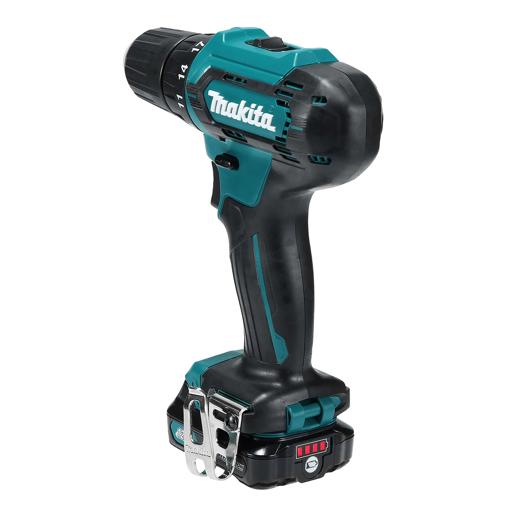 Makita DF333DSAL1 Akku-Bohrschrauber 2 Akkus + Ladegerät im Transportkoffer inkl. Akku-Lampe ML106