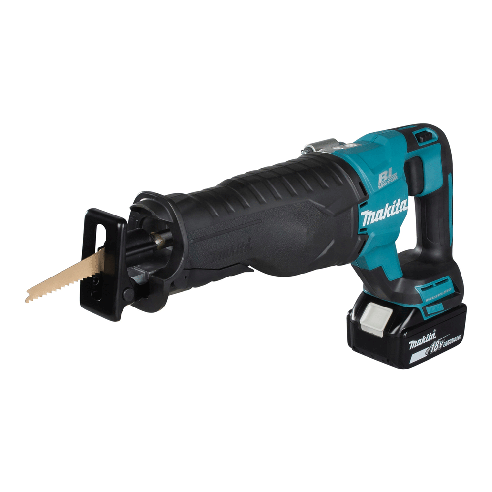Makita DJR187RT Akku-Reciprosäge 18 V und Ladegerät im Transportkoffer mit 1x Akku 5,0 Ah