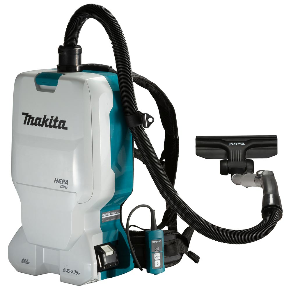 Makita DVC660Z 2x18V Rucksackstaubsauger