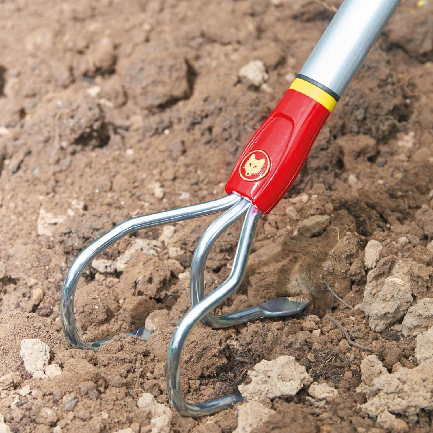 WOLF-Garten BE-M multi-star Krümmer rot/gelb