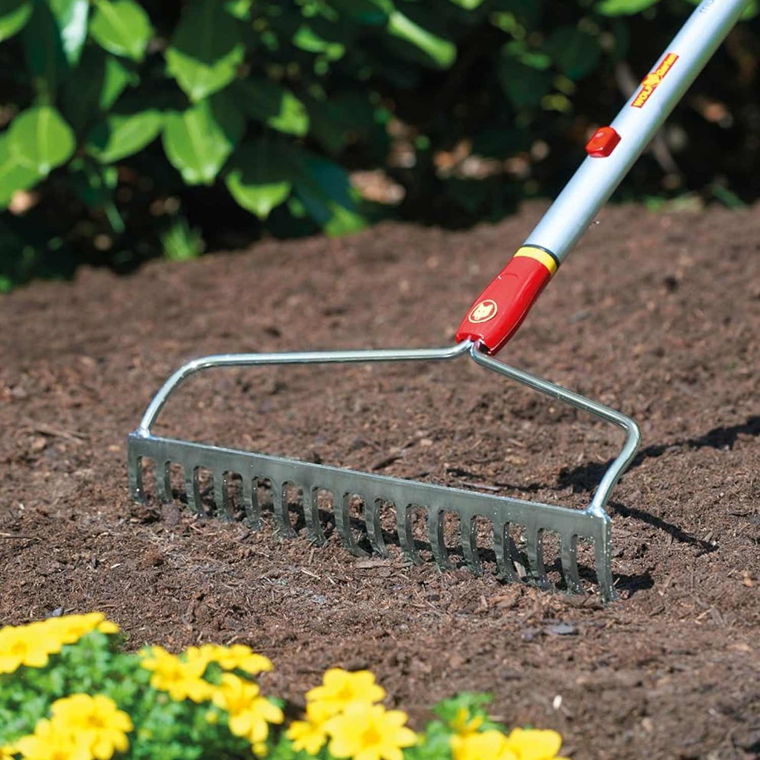 WOLF-Garten DO-M 40 multi-star Bügelrechen rot/gelb