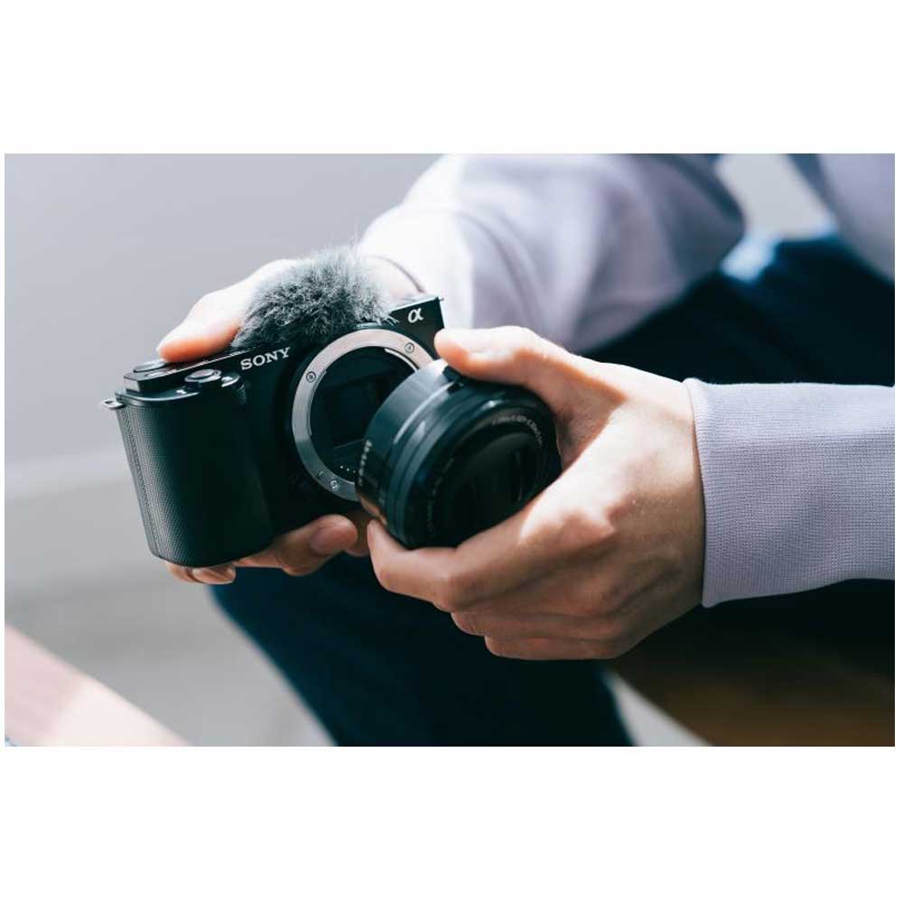 Sony Alpha ZV-E10 APS-C spiegellose Vlog-Kamera schwarz