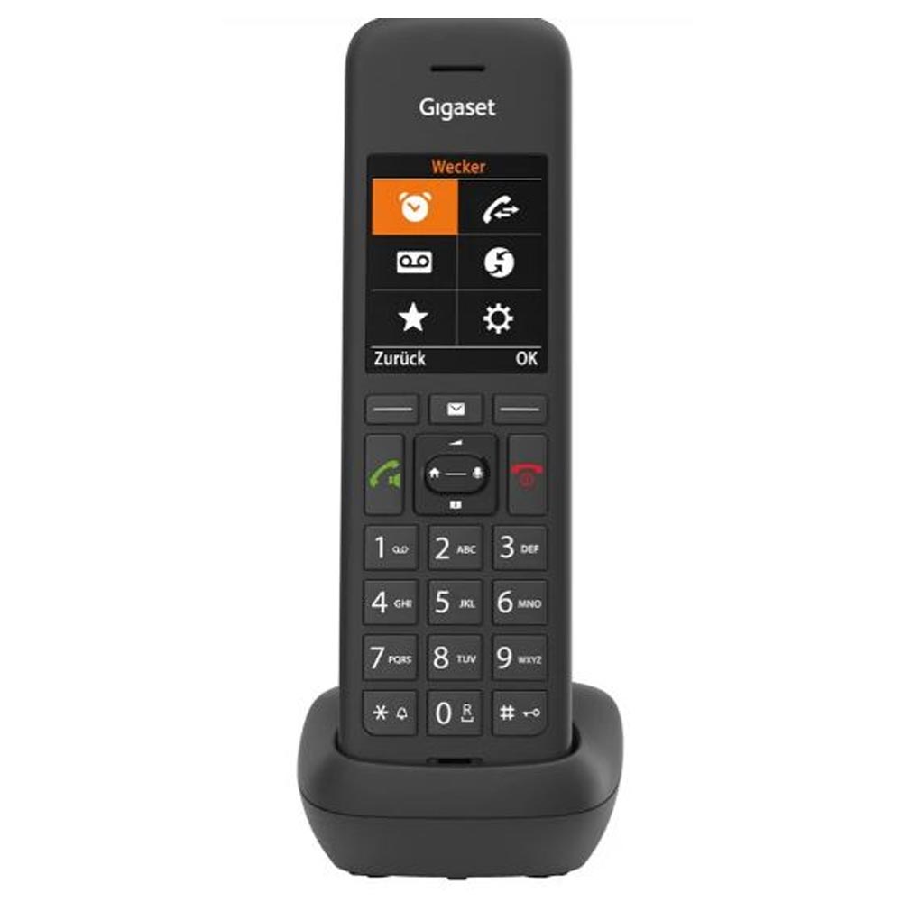 Gigaset C575HX DECT-Mobilteil mit Ladeschale schwarz