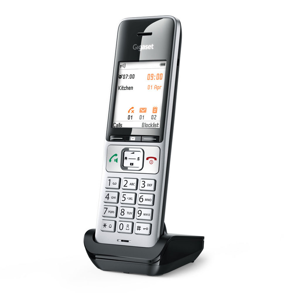 Gigaset Comfort 500HX Schnurlostelefon silber/schwarz