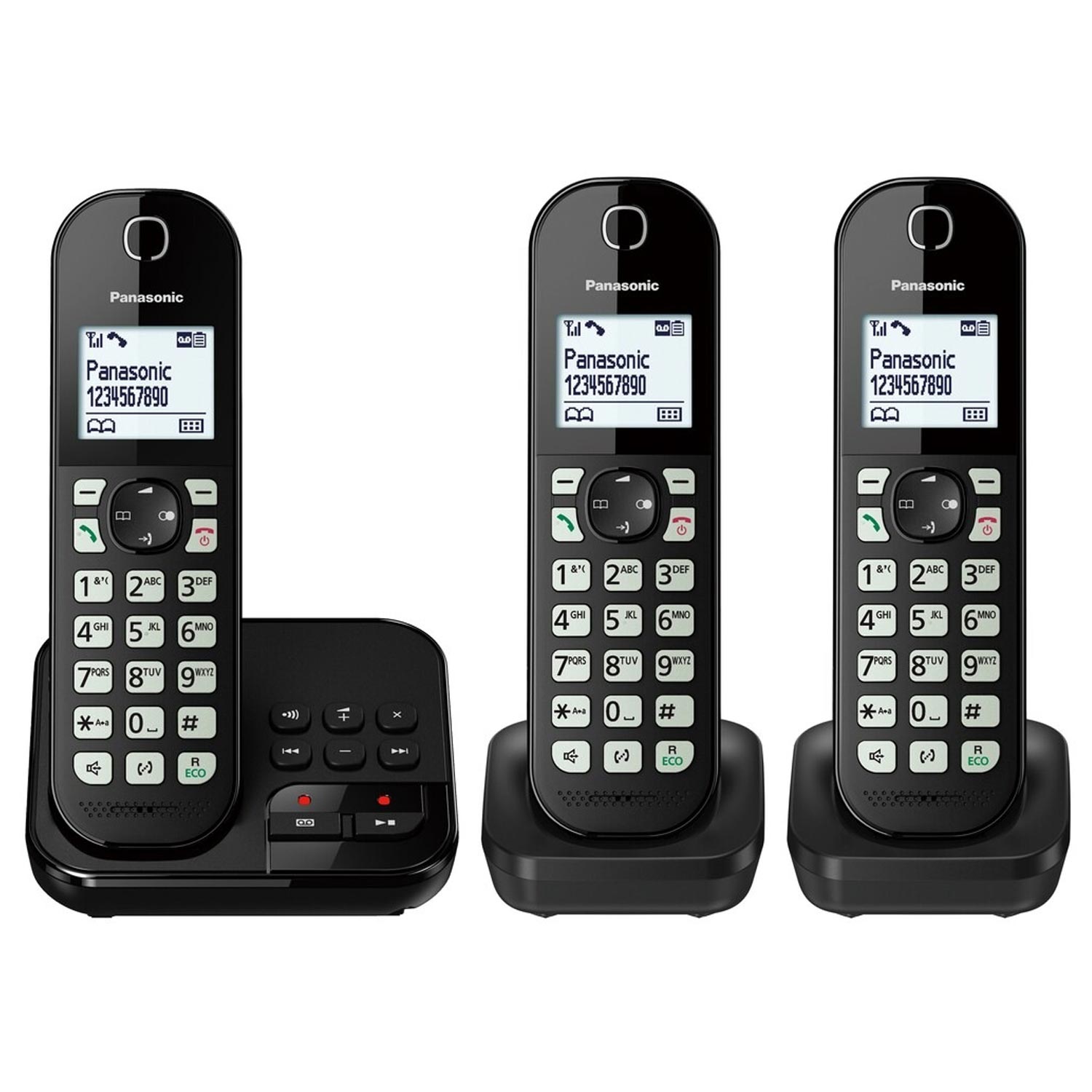 Panasonic KX-TGC463GB Telefon schwarz