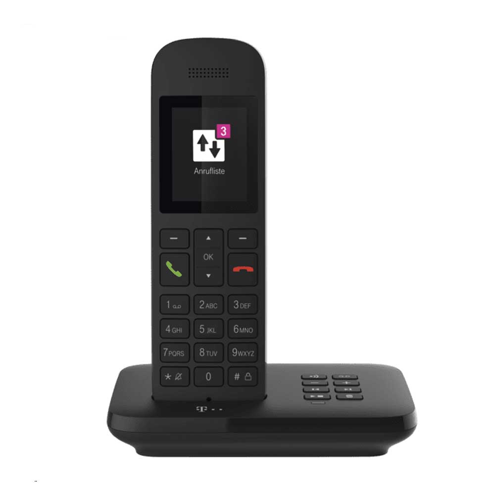 Telekom Sinus A 12 Schnurlostelefon schwarz