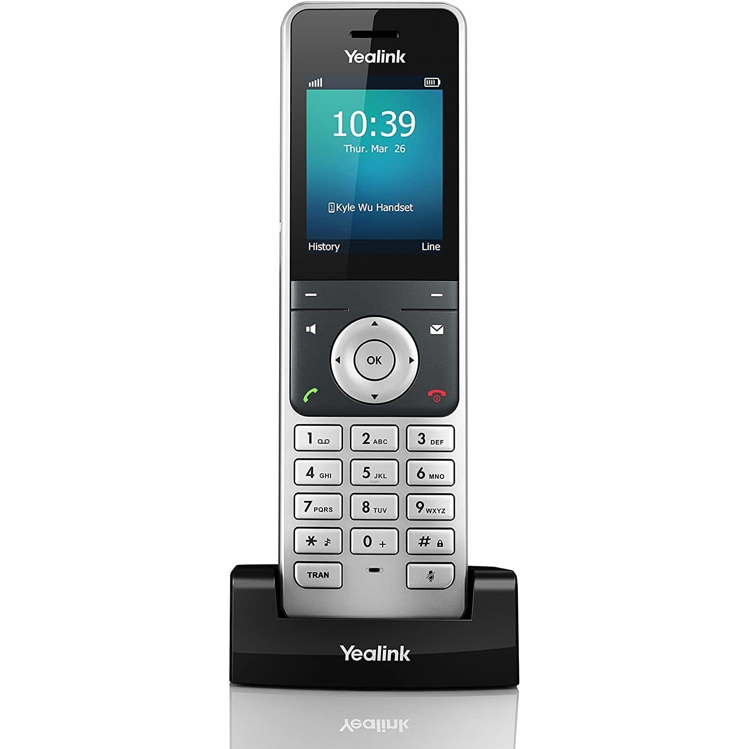 Yealink W56H IP-DECT-Mobilteil silber/schwarz