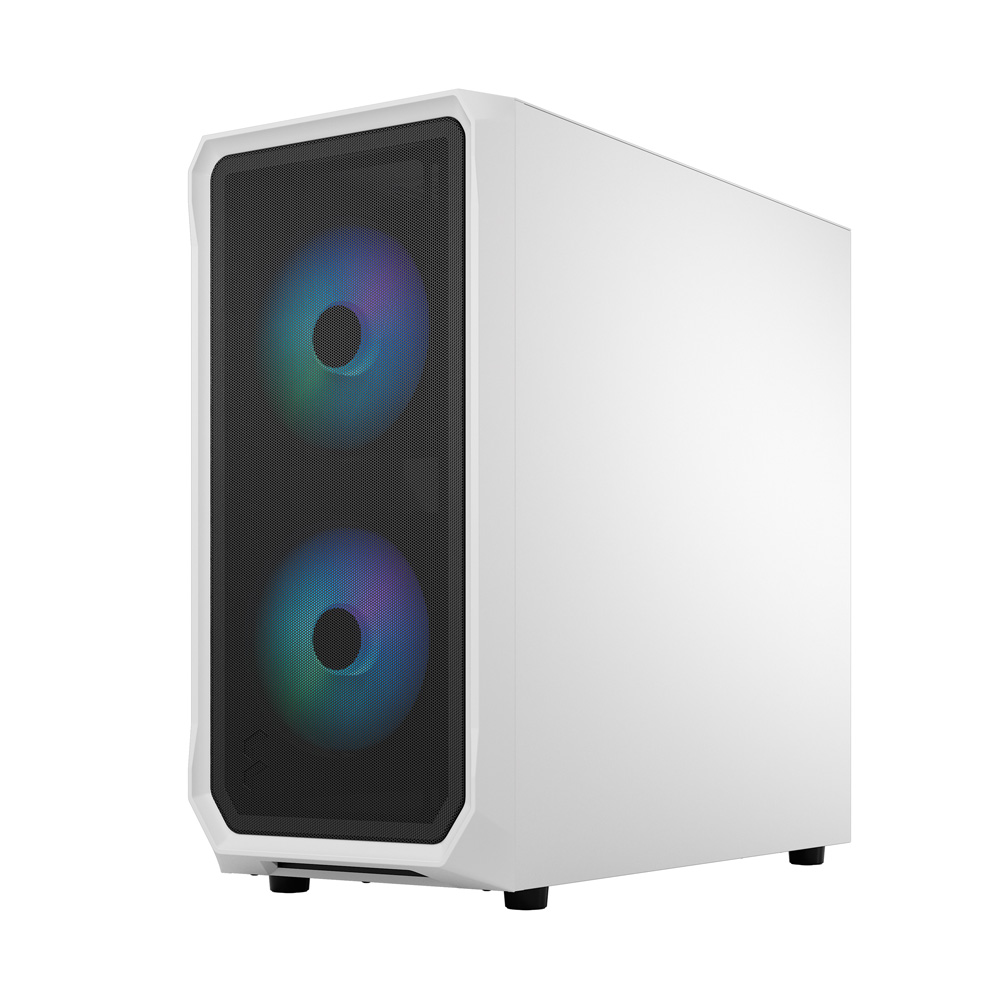 Fractal Design Focus 2 RGB White Tempered Glass Clear Tint ATX PC-Gehäuse