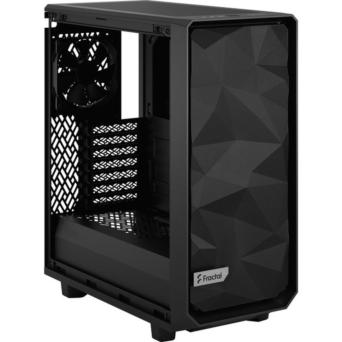 Fractal Design Meshify 2 Compact TG Light Tint Gaming Gehäuse schwarz