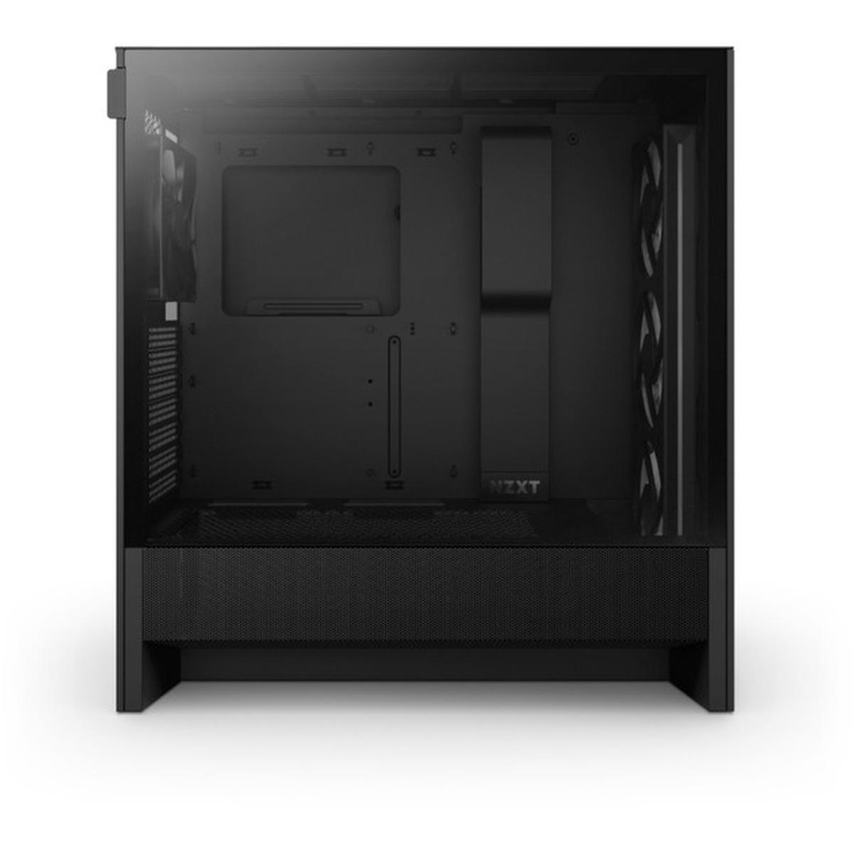 NZXT H5 Flow RGB Compact ATX Mid-Tower Gaming-Gehäuse schwarz