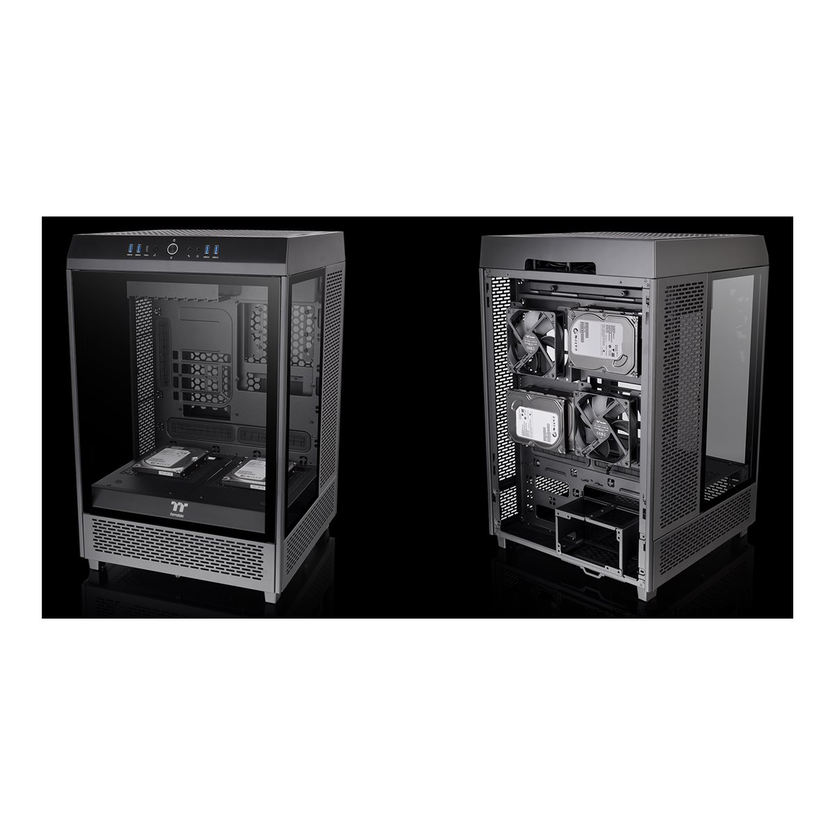 Thermaltake The Tower 500 Mid-Tower-Gehäuse schwarz