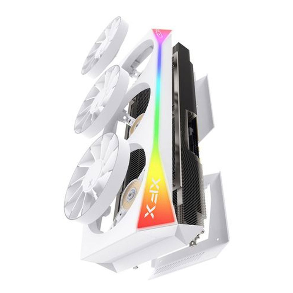 XFX Mercury Radeon RX 9070XT OC White 16GB Grafikkarte